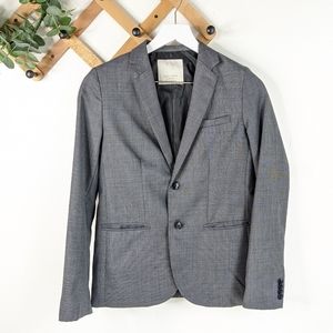 Zara Boys Collection Blazer Suit Jacket Gray
